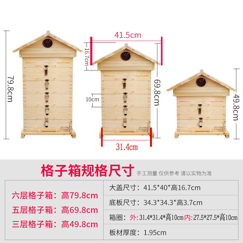 最新中蜂格子箱尺寸揭秘，探索蜜蜂的秘密，感受友情的溫暖